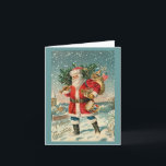 Cartes Pour Fêtes Annuelles Père Noël vintage<br><div class="desc">Père Noël vintage</div>