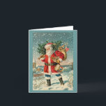 Cartes Pour Fêtes Annuelles Père Noël vintage<br><div class="desc">Père Noël vintage</div>