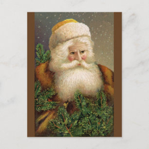 Cartes Pour Fêtes Annuelles Père Noël vintage 11