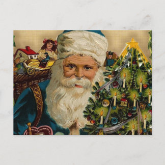 Cartes Pour Fêtes Annuelles Père Noël vintage Claus bonnes fêtes : Cartes