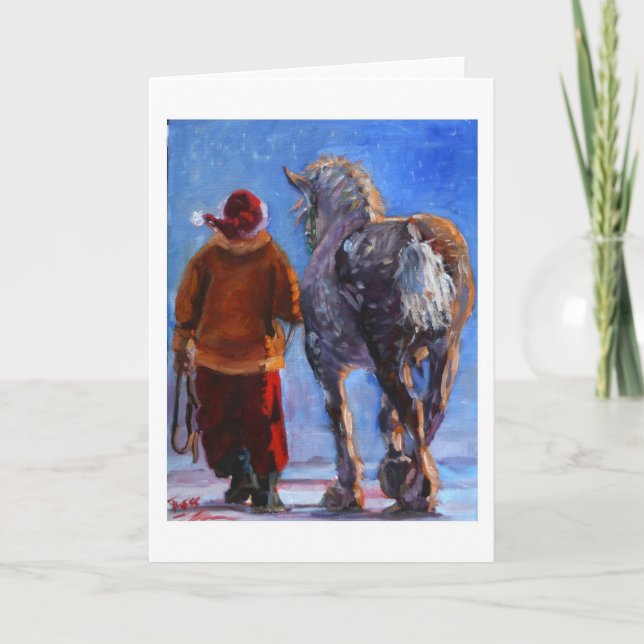 Cartes Pour Fêtes Annuelles Père Noël Wheeler par S. Fuess (Devant)