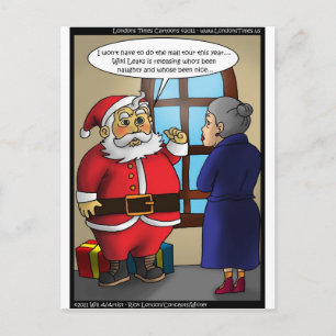 Cartes Pour Fêtes Annuelles Père Noël & Wiki Leaks Cadeaux Drôles T-shirts & C