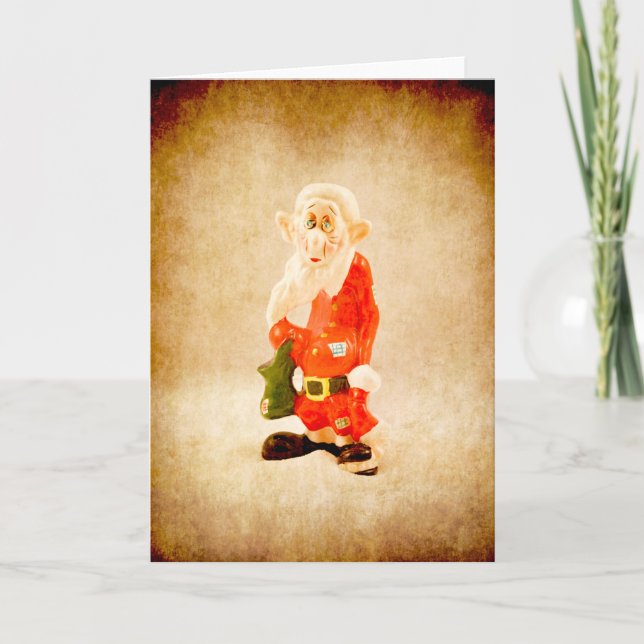 Cartes Pour Fêtes Annuelles Père Santa (Devant)