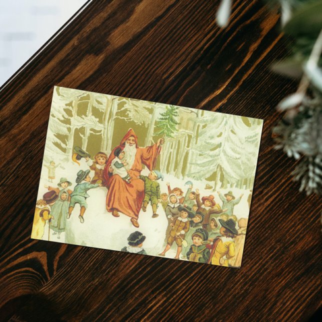 Cartes Pour Fêtes Annuelles Père victorien Noël (Créateur téléchargé)