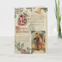 Père vintage Noël & musique Ephemera