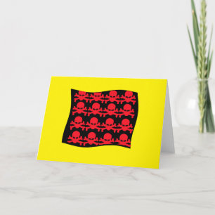 CARTES POUR FÊTES ANNUELLES PERROQUETS PIRATES