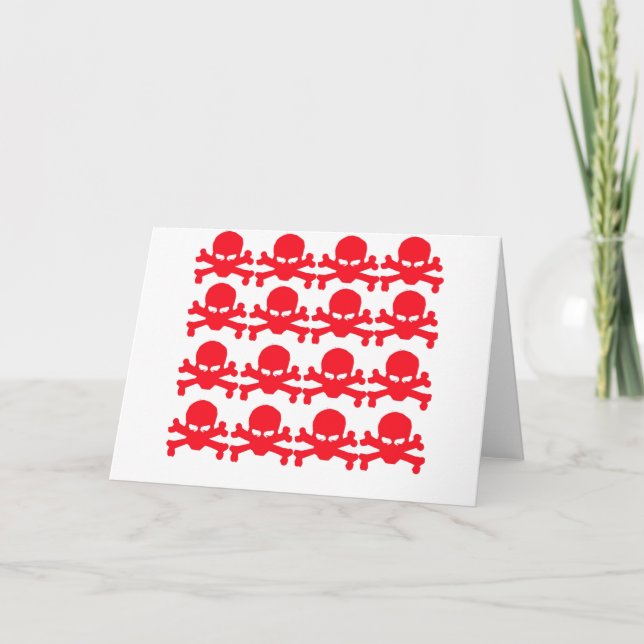 CARTES POUR FÊTES ANNUELLES PERROQUETS PIRATES (Devant)