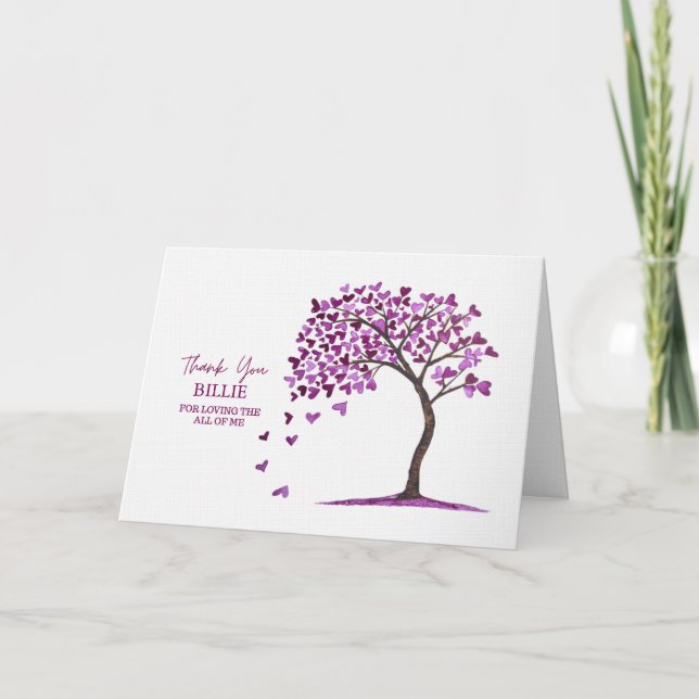 Cartes Pour Fêtes Annuelles Personalised Valentines Hand-painted Love Card (Devant)