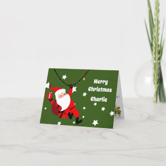 Cartes Pour Fêtes Annuelles Personalized letter from Santa to a child