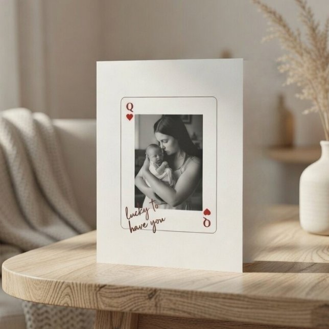 Cartes Pour Fêtes Annuelles Personalized Mother’s Day Photo (Créateur téléchargé)