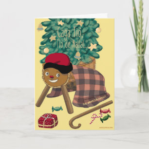 Cartes Pour Fêtes Annuelles Personnage catalan drôle Caga-Tió. Personnalisable