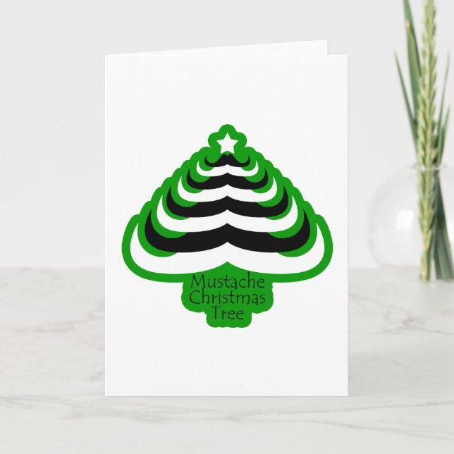 Cartes Pour Fêtes Annuelles Personnalisable Cool et amusant Arbre de Noël de M (Devant)