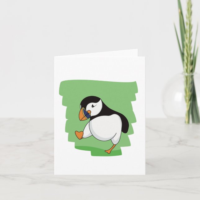 Cartes Pour Fêtes Annuelles Personnalisable Impopulaire Opinion Puffin Meme (Devant)