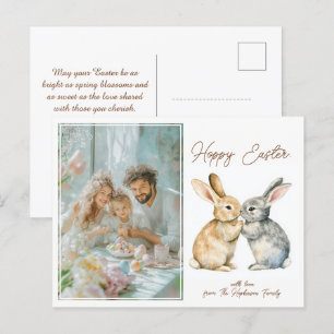 Cartes Pour Fêtes Annuelles 🐇 personnalisable OEuf-stra mignonne Hoppy Pâques