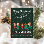 Cartes Pour Fêtes Annuelles Personnalisé Funny Face Photo Noël Famille d'elfes<br><div class="desc">Venez dans l'esprit festif avec notre Carte de vacances pour les elfes sur mesure de la famille pour Noël! Personnalisez votre carte de vacances avec d’adorables motifs elfes et ajoutez le visage de votre famille pour en faire la vôtre.</div>