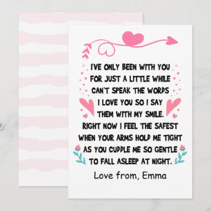 Cartes Pour Fêtes Annuelles Personnalisé Joyeux 1ère Fête des Mères, Personnal