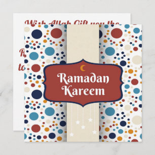 Cartes Pour Fêtes Annuelles Personnalisé Joyeux Ramadan Kareem Crescent
