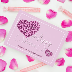 Cartes Pour Fêtes Annuelles Personnalisé Joyeux Valentines Jour Coeurs Motif