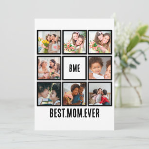 Cartes Pour Fêtes Annuelles Personnalisé Moderne Meilleure Maman Ever 8 Photo