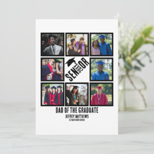 Cartes Pour Fêtes Annuelles Personnalisé papa de l'étudiant principal 8 Photo 