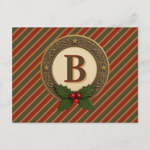 Cartes Pour Fêtes Annuelles personnalisé traditionnel coloré Noël rayé