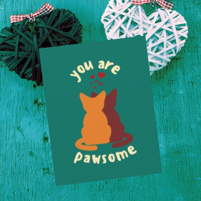 Cartes Pour Fêtes Annuelles Personnalisé Vous êtes génial Cute Cats Valentines (Buy or Download Now!)