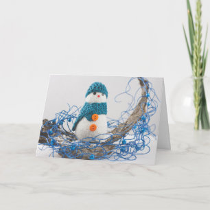 Cartes Pour Fêtes Annuelles Personnaliser, Snowman, décoration de Noël