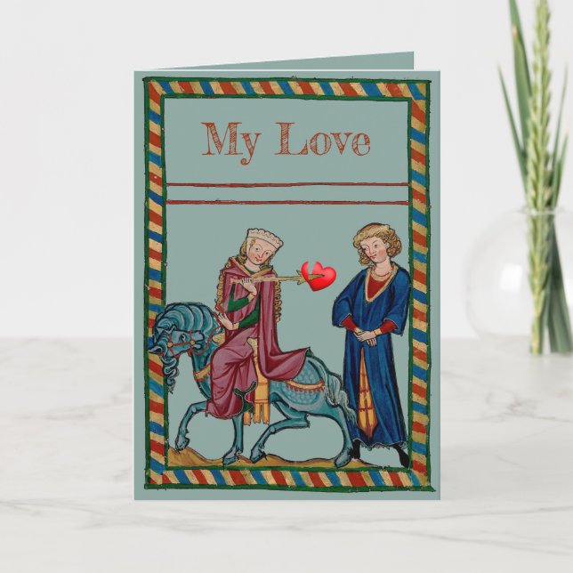 Cartes Pour Fêtes Annuelles Personnalisez cette Saint-Valentin (Devant)