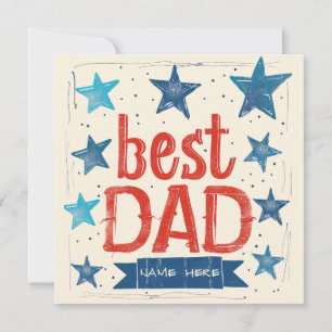 Cartes Pour Fêtes Annuelles Personnalisez Meilleur Papa