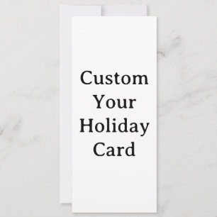 Cartes Pour Fêtes Annuelles Personnalisez votre Squared 4" x 9,25"