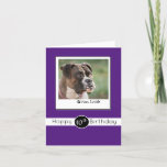 Cartes Pour Fêtes Annuelles Personnalized Birthday Card From Your Dog<br><div class="desc">Send personalized funny dog birthday cards for a girl or boys birthday. Keep this photo of Boxer puppies or customize with a special photo of your own pet. Send funny dog birthday cards to kids who love dogs and animals. Personalize with a photo of your dog and customize with the...</div>