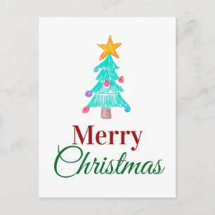 Cartes Pour Fêtes Annuelles Personnalized Merry Christmas Children's Picture