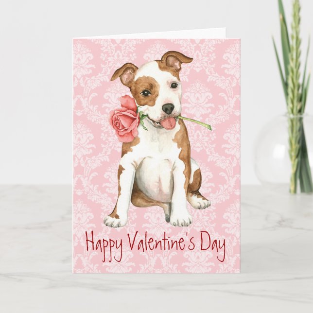 Cartes Pour Fêtes Annuelles Personnel de Valentine Rose Am (Devant)