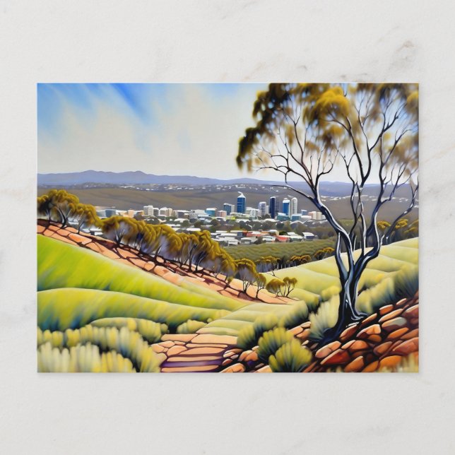 Cartes Pour Fêtes Annuelles Perth Western Australia Hills (Devant)