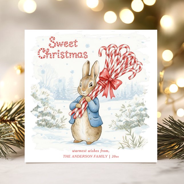 Cartes Pour Fêtes Annuelles Peter Rabbit Classic Woodland (Créateur téléchargé)