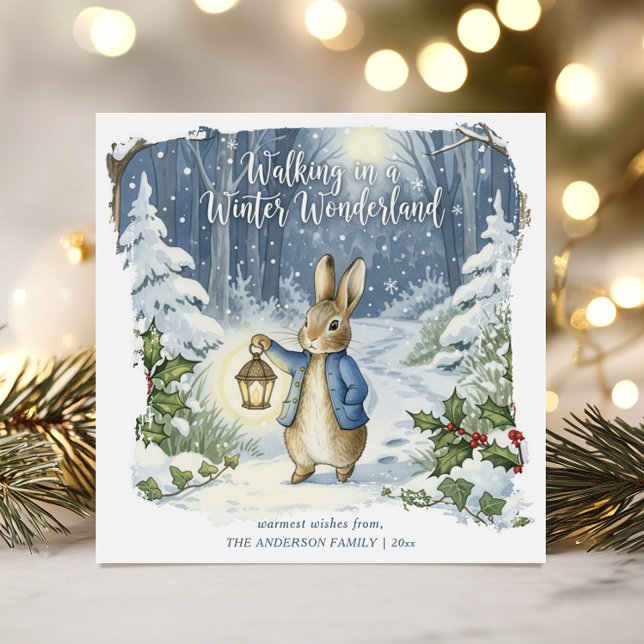 Cartes Pour Fêtes Annuelles Peter Rabbit Classic Woodland (Créateur téléchargé)