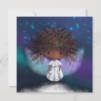 Cartes Pour Fêtes Annuelles Petit Ange Avec Poches de Magie