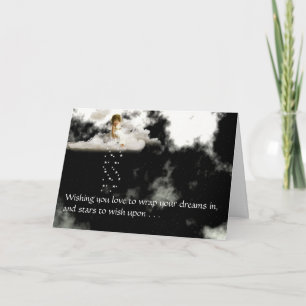 Cartes Pour Fêtes Annuelles Petit ange sur un nuage de la Saint-Valentin