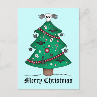 Cartes Pour Fêtes Annuelles Petit arbre de Noël gothique