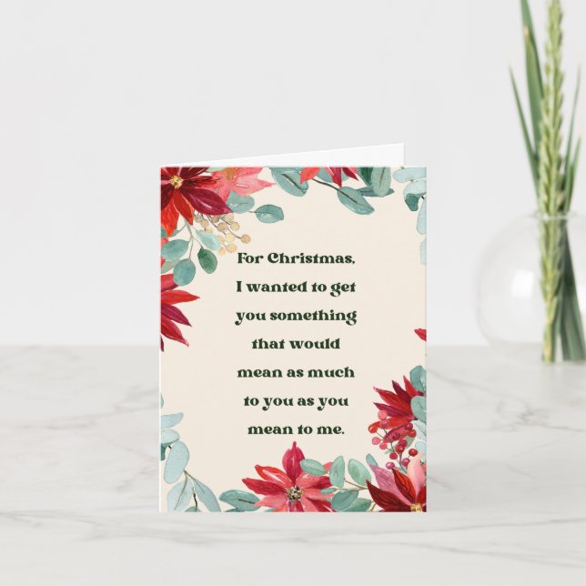 Cartes Pour Fêtes Annuelles Petit Camion Rouge Mignon avec une Blague d'Arbre  (Devant)