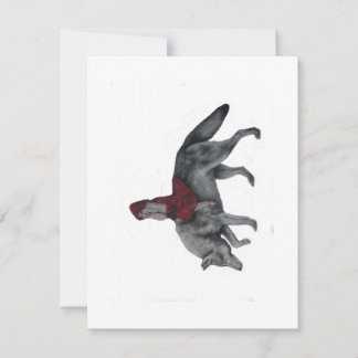Cartes Pour Fêtes Annuelles Petit capot rouge