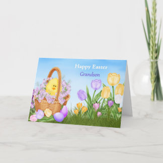 Cartes Pour Fêtes Annuelles Petit-fils heureux de Pâques