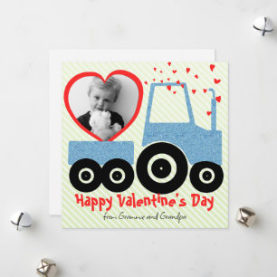 Cartes Pour Fêtes Annuelles Petit-fils Mignon Ferme Cœur Garçon Saint-Valentin