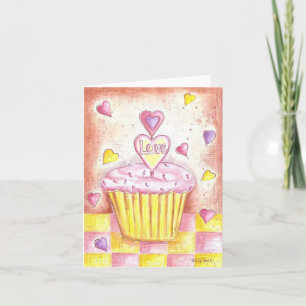 Cartes Pour Fêtes Annuelles Petit gâteau de Valentine