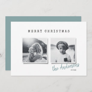 Cartes Pour Fêtes Annuelles Petit Noël moderne multi photo