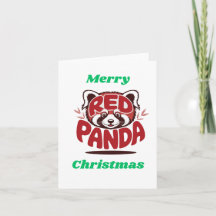 Petit Panda Roux Joyeux Noël