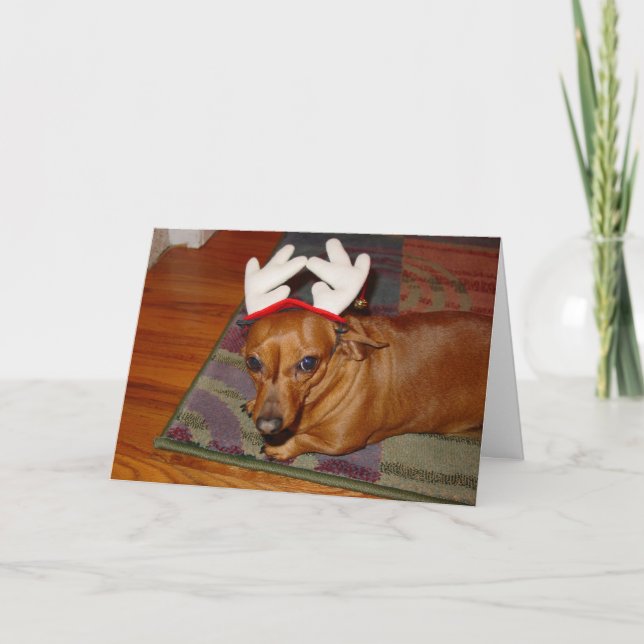 Cartes Pour Fêtes Annuelles Petit renne (Devant)