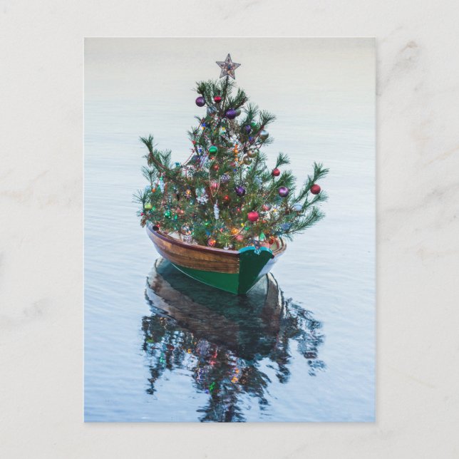 Cartes Pour Fêtes Annuelles Petite dory avec sapin de Noël (Devant)