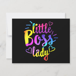 Cartes Pour Fêtes Annuelles Petite fille de la patronne mini bos
