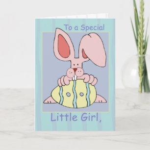 Cartes Pour Fêtes Annuelles Petite fille, Ear résistible Pâques